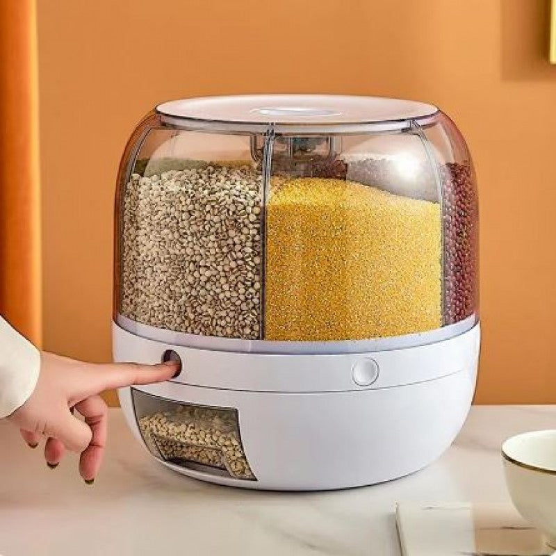 Smart Rotating Kitchen Storage Organizer