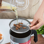 1.4L Kitchen Stainless Steel Kitchen Oil Filter Pot