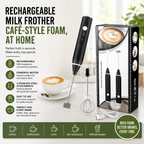 Rechargeable Coffee Frother and Egg Beater