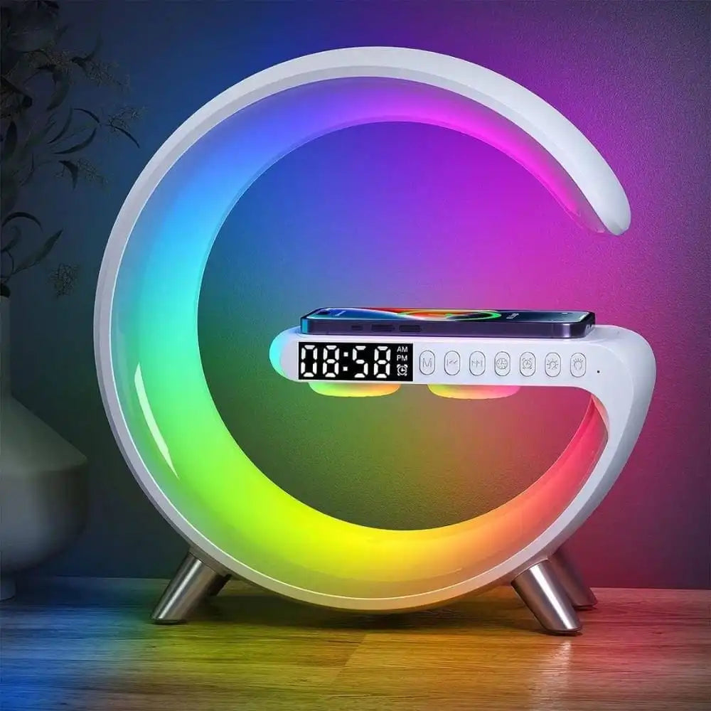 RGB C-Shaped LED Alarm Clock