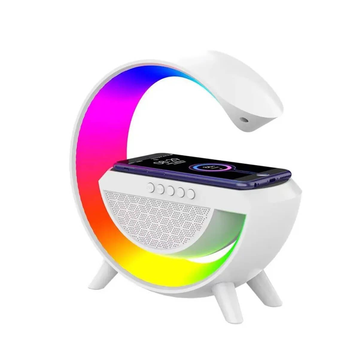 RGB C-Shaped LED Alarm Clock